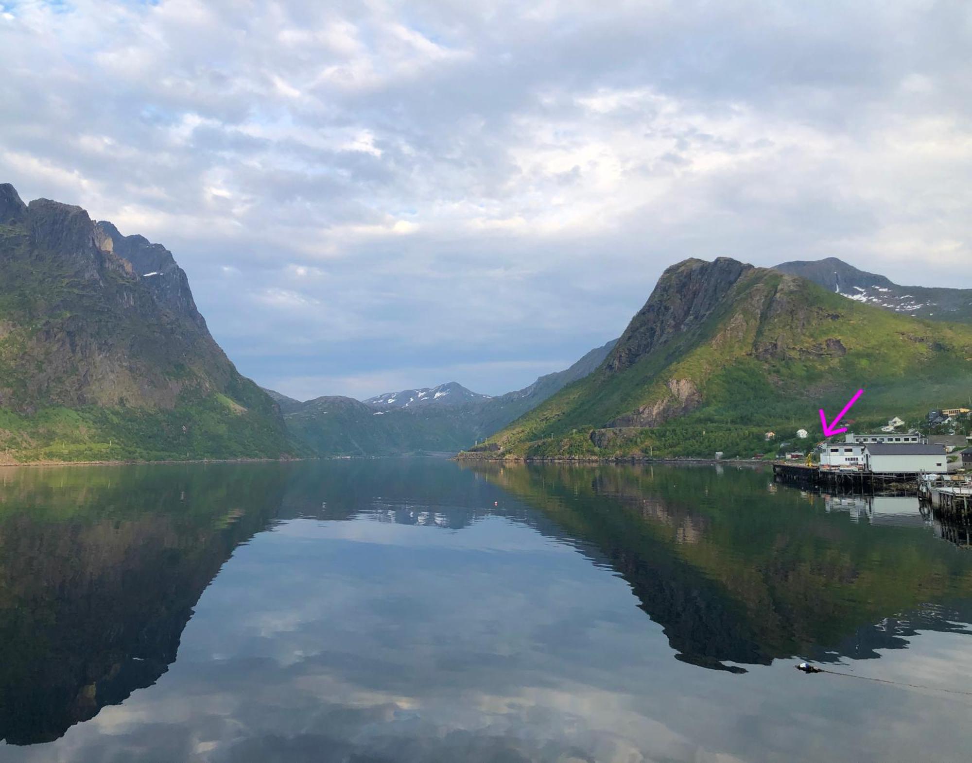 Segla Guesthouse - With View Of Fjord Fjordgard Exterior foto
