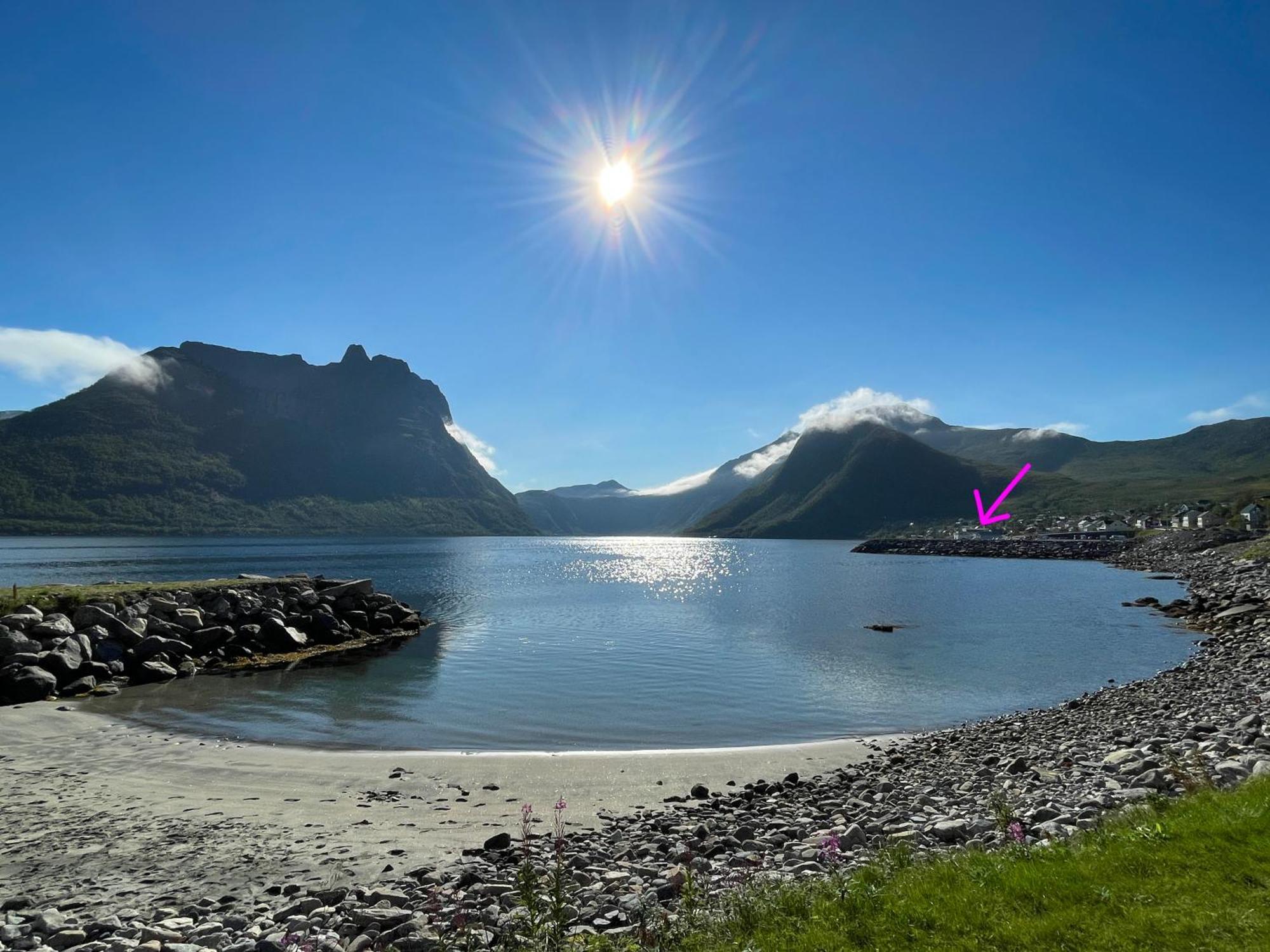 Segla Guesthouse - With View Of Fjord Fjordgard Exterior foto